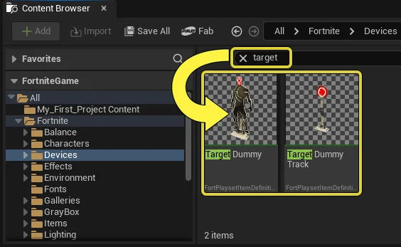 Search for Target in the search bar.
