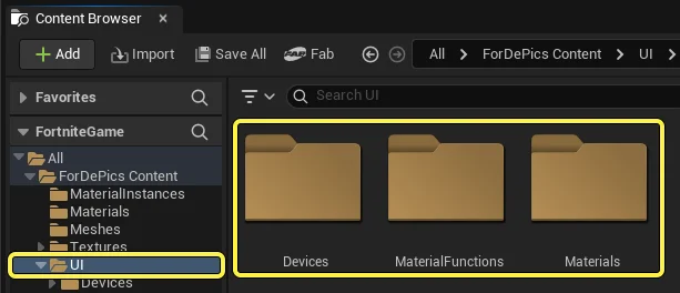 All folders under UI can be migrated.