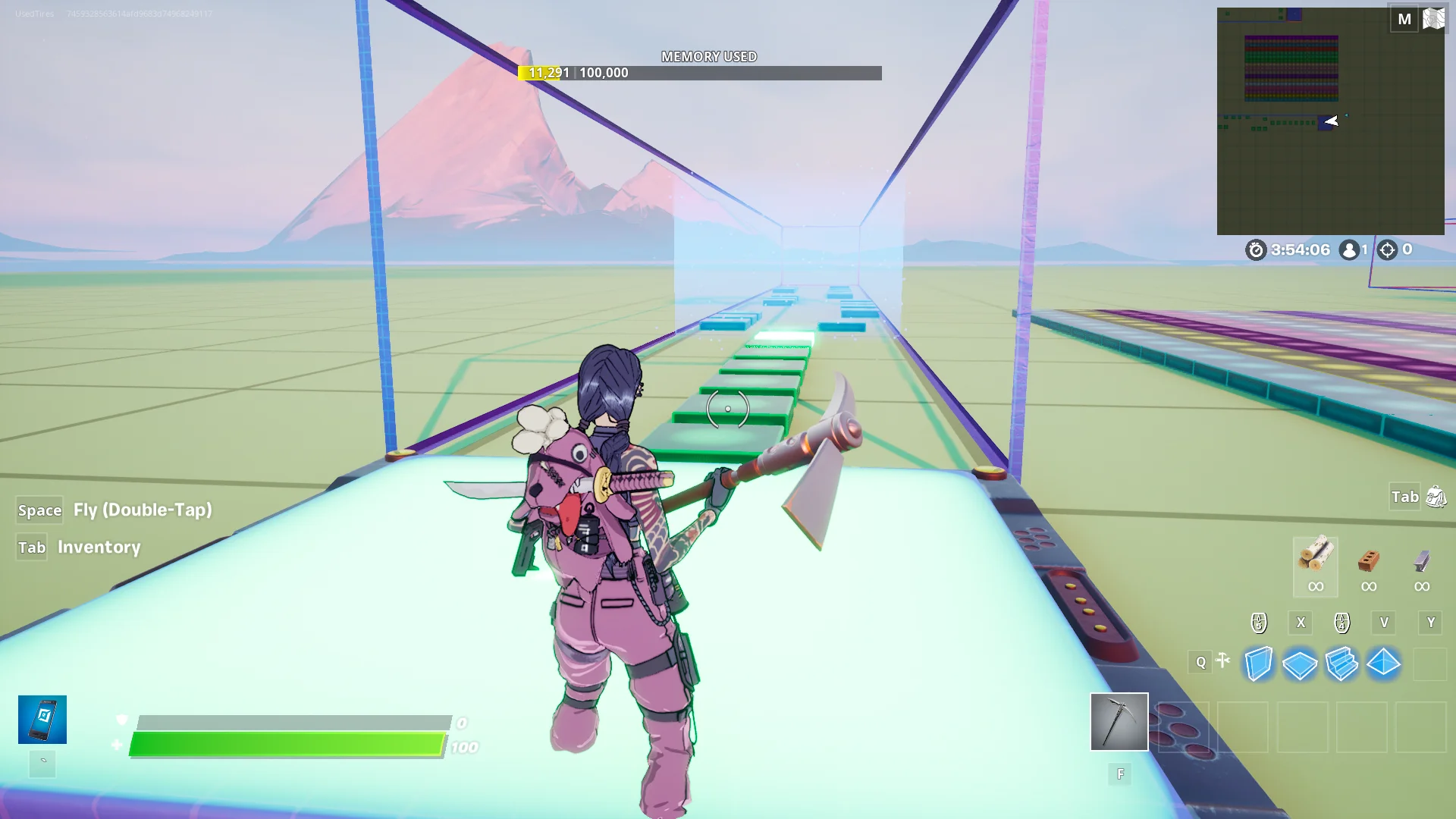 Player steps onto the Sequencer trap device and causes the device to send a pulse over the music blocks