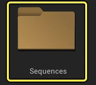 Create a folder for your min-game animations and name it Sequences.