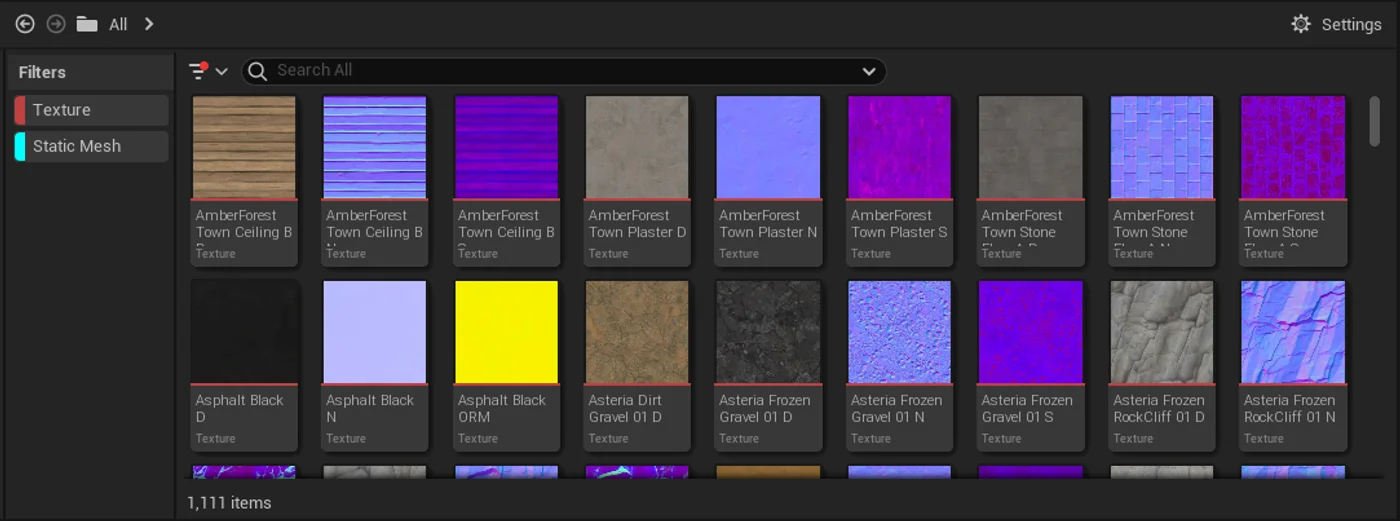 Filter results