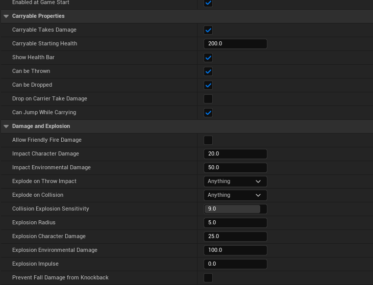 Carryable Spawner Device Options  for Squid Game Islands in UEFN