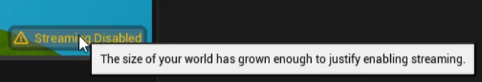 Prompt to enable streaming