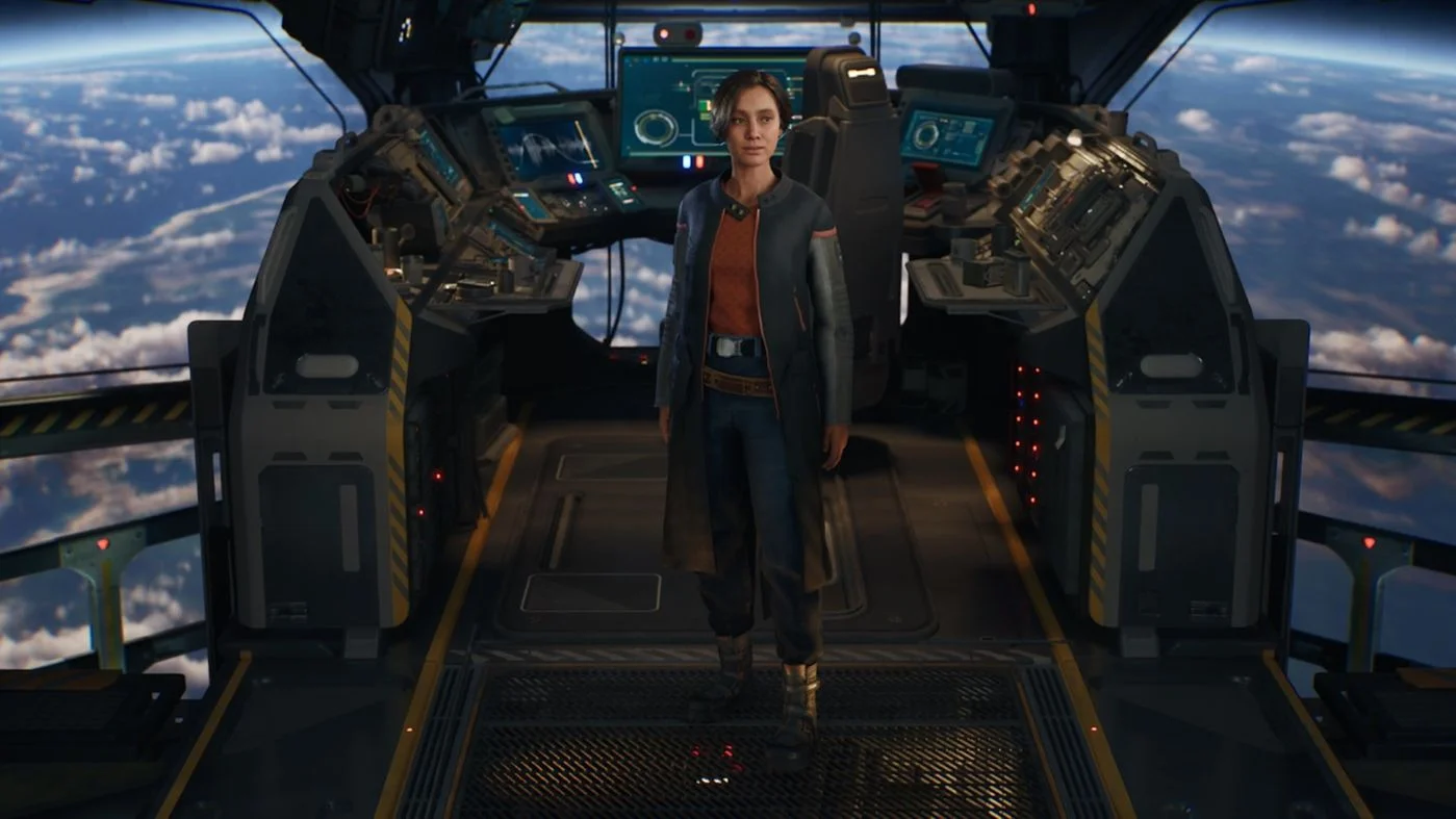 Captain standing on bridge