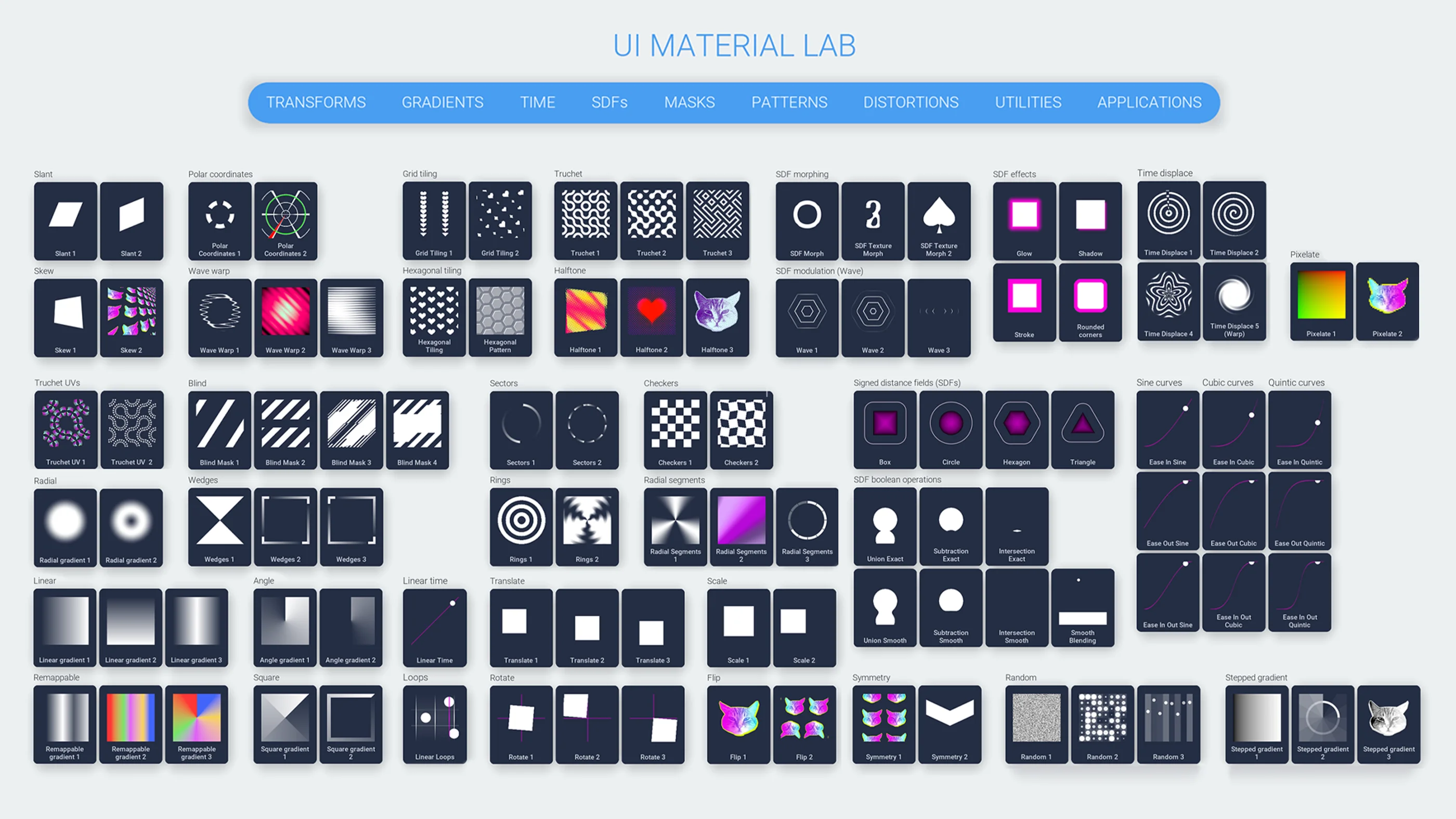 UI Material Lab
