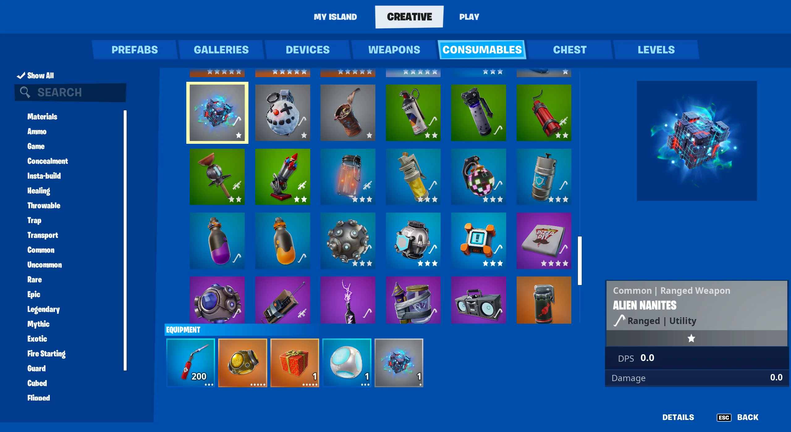 Finding Portable Consumables
