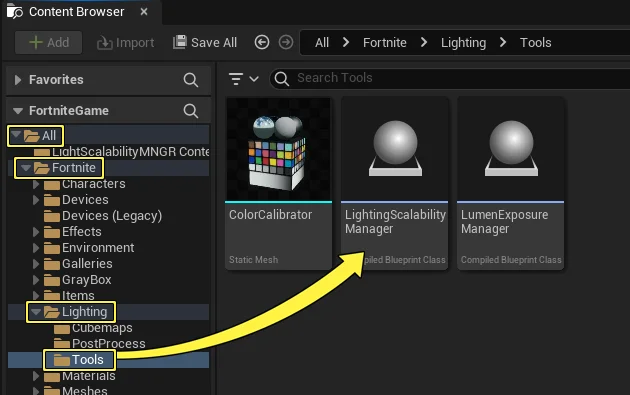 Finding the Lighting Scalability Manager