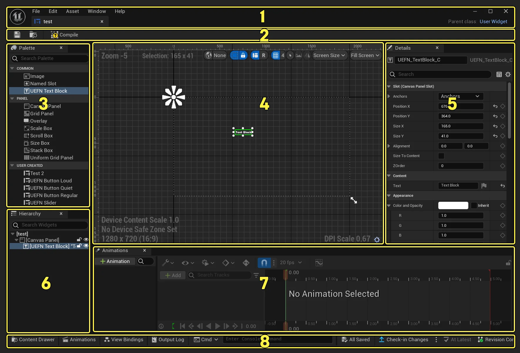 widget editor