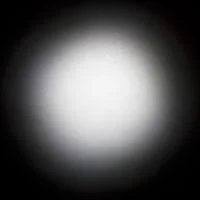 Example of a flashlight beam