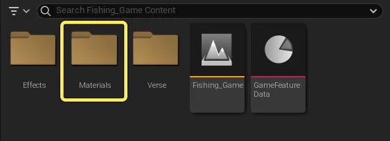 Create a materials folder.