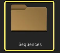 Create a folder for your min-game animations and name it Sequences.