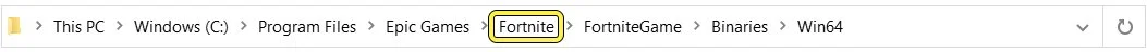 Follow the file path