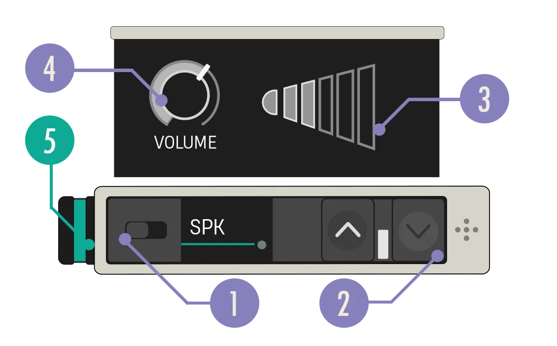Speaker device diagram